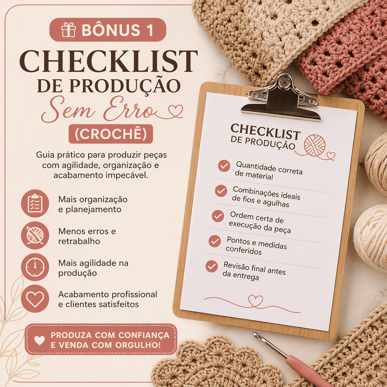 Checklist de produção sem erro
