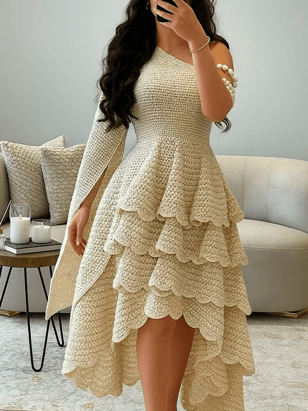 Vestido de crochê