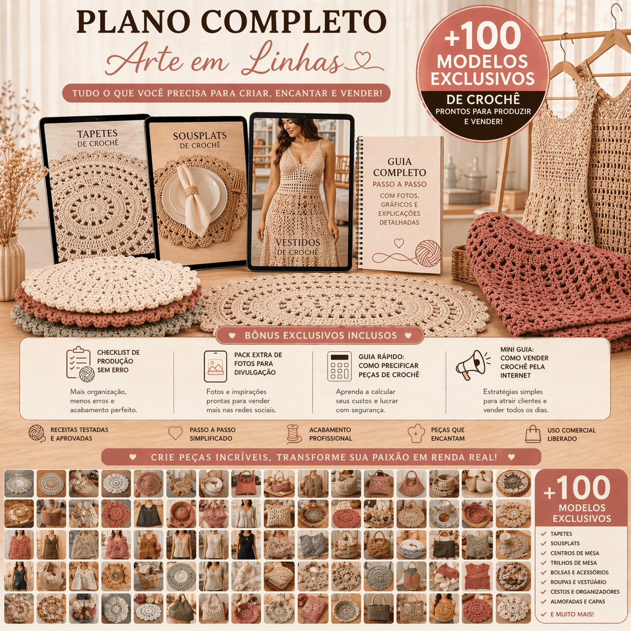 Prévia do plano completo Arte em Linhas